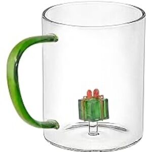 Holiday Peekaboo Borosilicate Glass Mug - 400ml